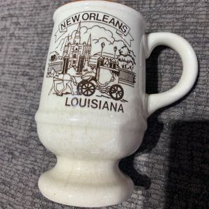 Vintage New Orleans Pedestal Mug
